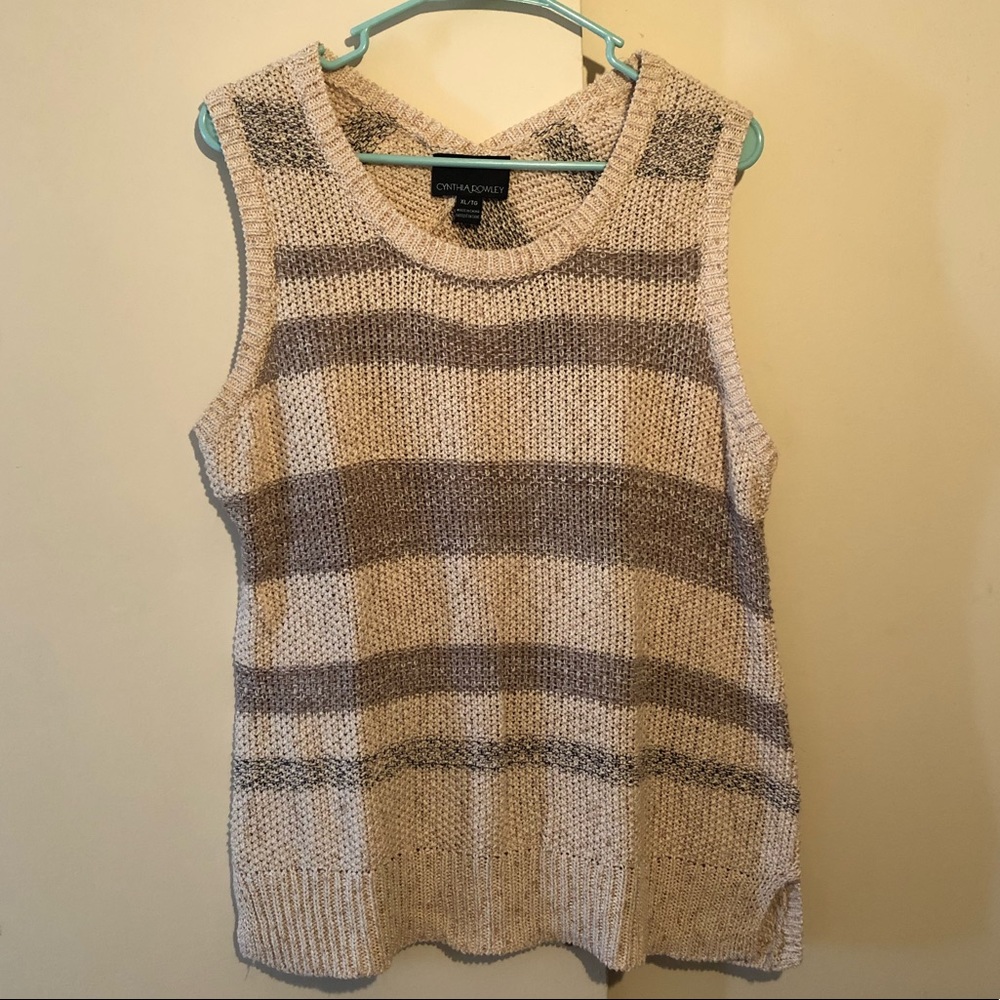 Cynthia Rowley Sleeveless Sweater
